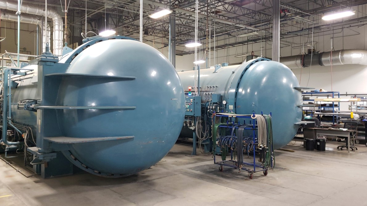 Two large autoclaves
